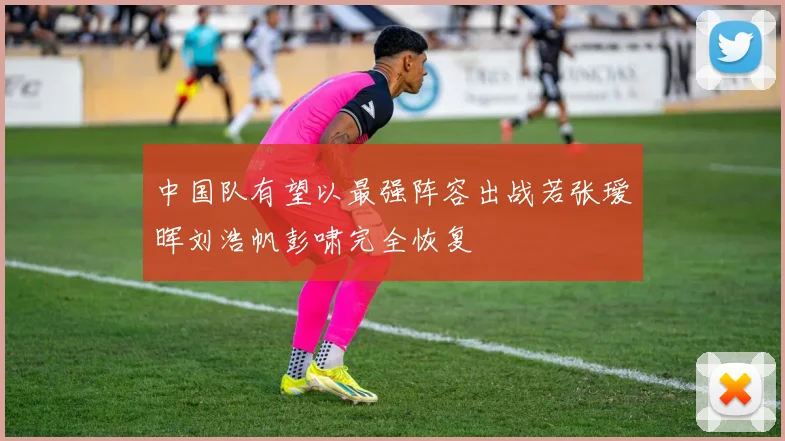 中国队有望以最强阵容出战若张瑷晖刘浩帆彭啸完全恢复